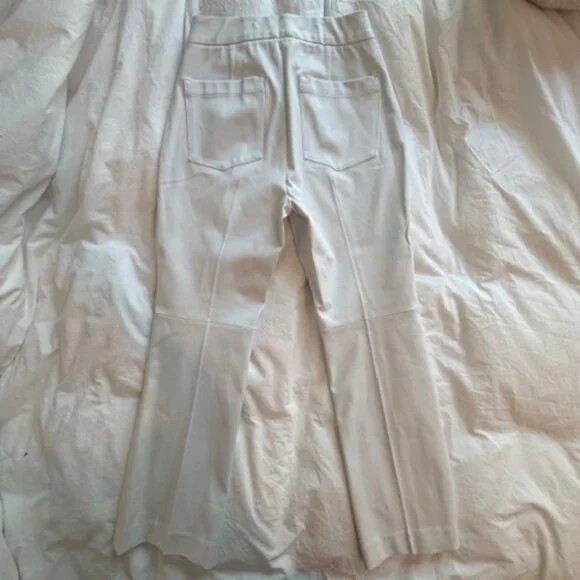 NWT Spanx White On-the-Go Ankle Slim Straight Pant Size Small - Picture 4 of 7